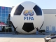 huge inflatable FIFA 2022 in...
