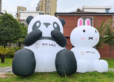 inflatable panda bear inflat...