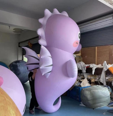 custom inflatable seahorse, ...