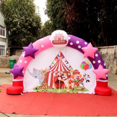 inflatable circus arch gate ...