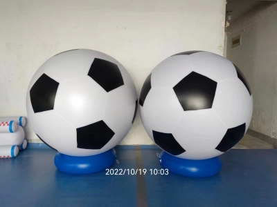 pvc inflatable football with...