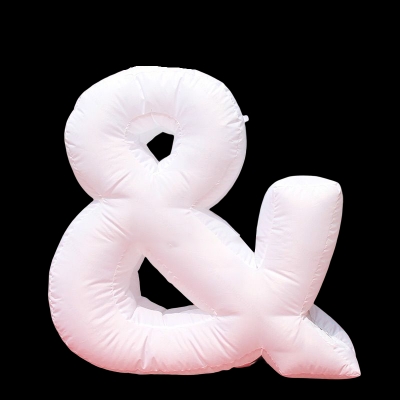 inflatable logo letters infl...