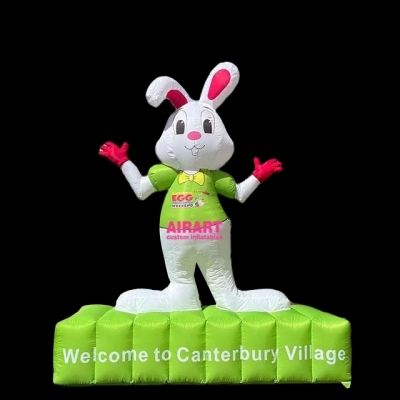 inflatable cartoon rabbit , ...
