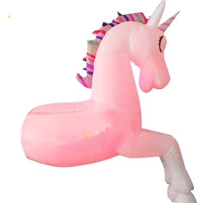 Inflatable LED unicorn costu...