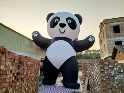 inflatable panda and koala c...