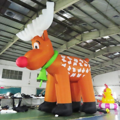 BOYI inflatable santa reinde...