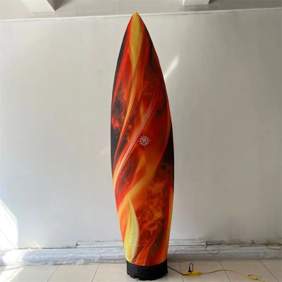 Bullet-shaped flame totem in...