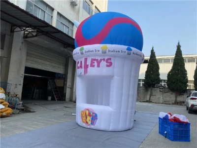 inflatable cup shape kiosk s...