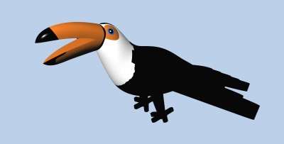 inflatable flying air Toucan...