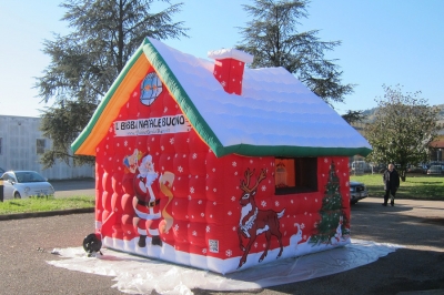 inflatable christmas house, ...