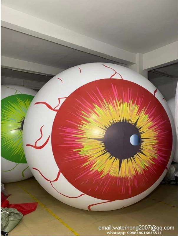Inflatable big eyeball balloon inflatable advertising eye ball