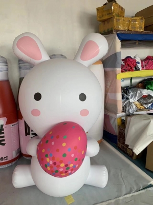 custom inflatable rabbit bal...