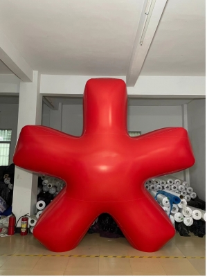 Inflatable advertising star ...