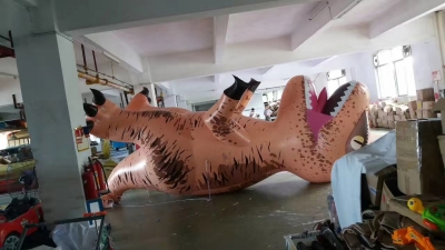 inflatable advertising dinos...