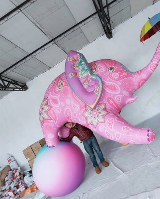 PVC inflatable elephant ball...