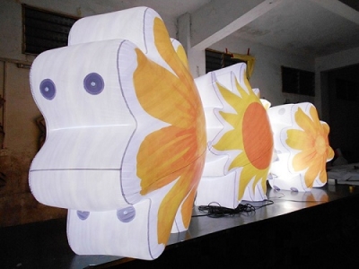 LED inflatable flower balloo...