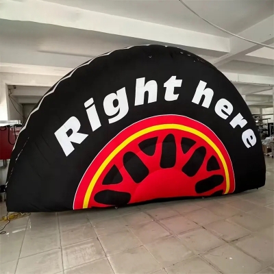 advertising inflatable tire ...