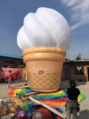 inflatable giant ice cream c...