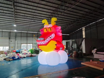 inflatable dragon head infla...