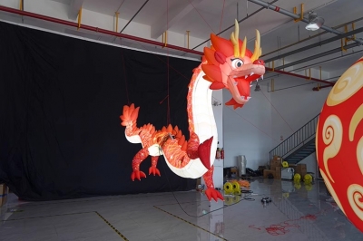 giant inflatable dragon, inf...