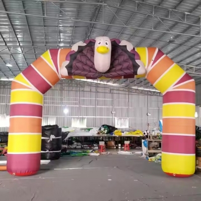 inflatable turkey arch entra...