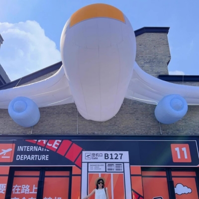 inflatable airplane decorati...