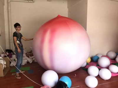 inflatable peach balloon pvc...
