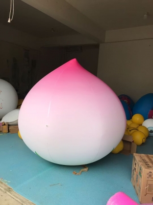 advertising inflatable peach...