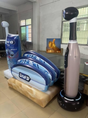 Inflatable electric toothbru...
