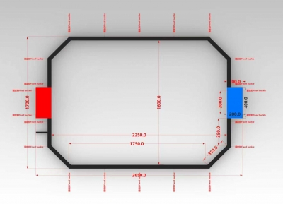 inflatable football field