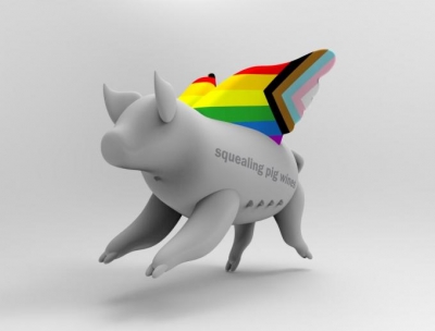 inflatable pig balloon infla...