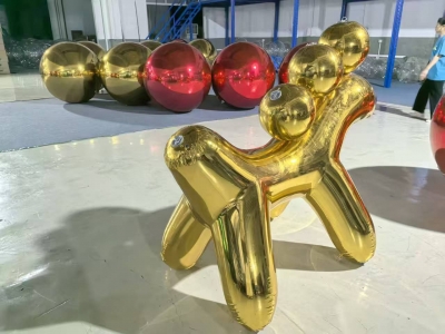 inflatable mirror dog balloo...