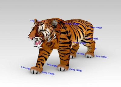 inflatable tiger animal