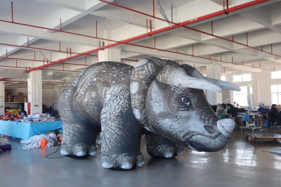 inflatable dinosaur cartoon ...