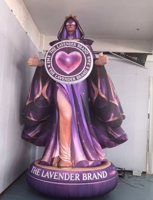 inflatable witch cartoon cha...