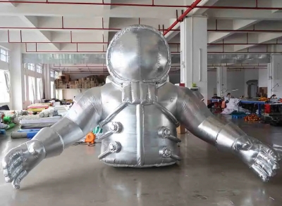 inflatable astronaut cartoon...