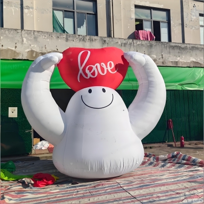 inflatable heart balloon pvc...