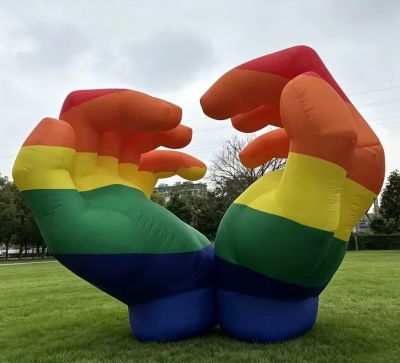 inflatable hand gesture infl...