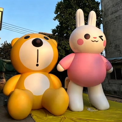 Large Cartoon Rabbit Inflata...