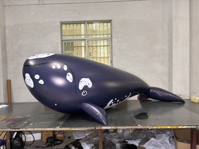 Inflatable Right Whale PVC B...