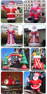 Christmas Inflatable Santa C...