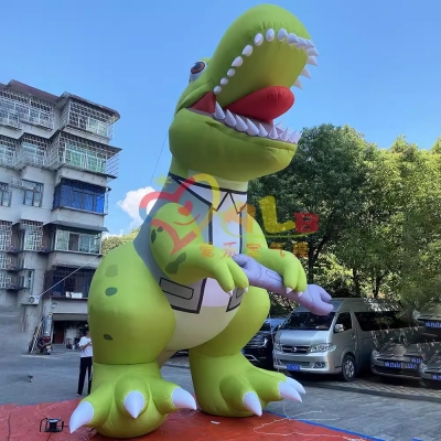 inflatable dinosaur animal c...