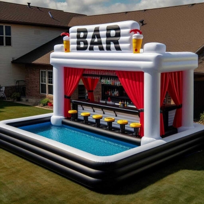 inflatable pool bar inflatab...