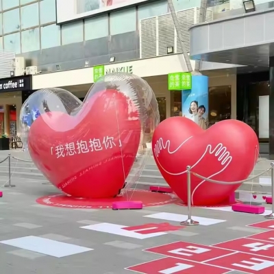 inflatable pvc heart balloon...