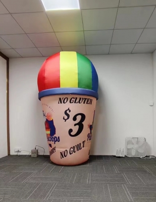 inflatable ice cream cup inf...