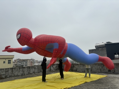 inflatable spiderman cartoon...