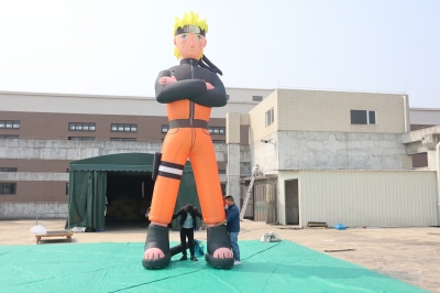 Inflatable Naruto cartoon in...