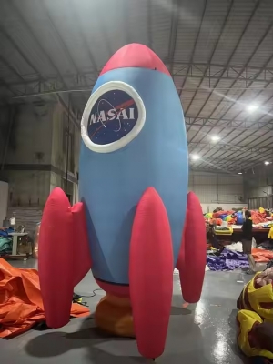 inflatable rocket model adve...