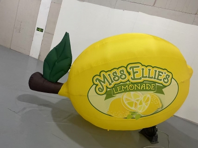 inflatable advertising lemon...