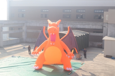inflatable fire dragon infla...